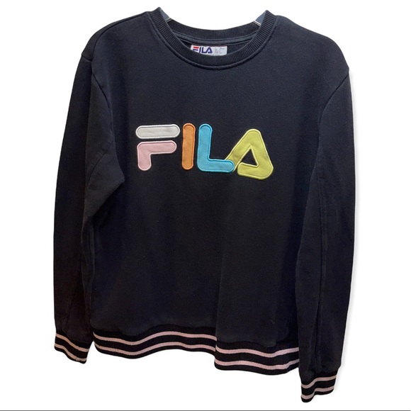 Vintage Colorful FILA Crew Neck Sweater Size Small B - Picture 7 of 7